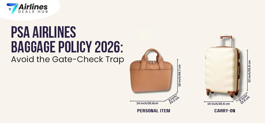 PSA Airlines Baggage Policy 2026 Avoid the Gate-Check Trap