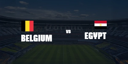 Belgium vs Egypt